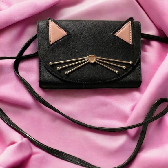 kate spade Handbags - ❤️SOLD❤️ Kate Spade Limited Edition Jazz Things Up Cat Crossbody Bag/Wallet